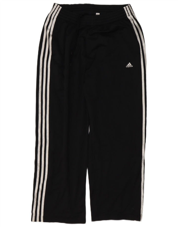 Adidas Mens Tracksuit Trousers Large Black Polyester Sports