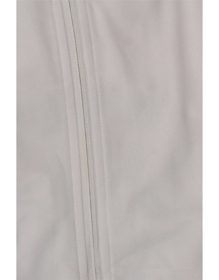 Lotto Mens Graphic Tracksuit Top Jacket Medium White Colourblock Polyester