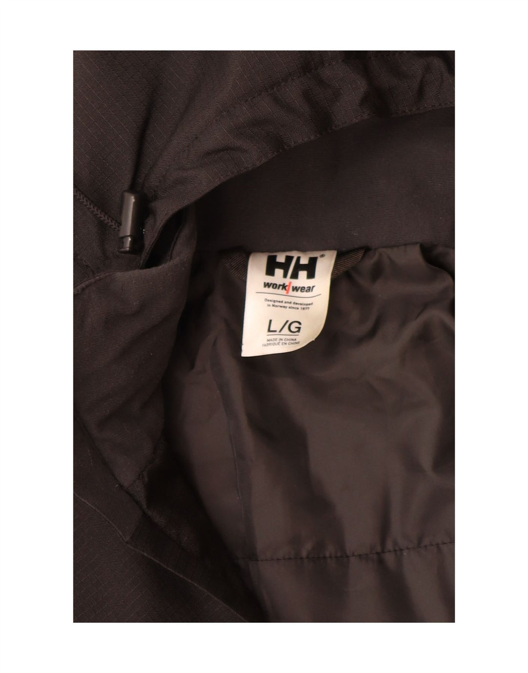 Helly Hansen Mens Graphic Windbreaker Jacket UK 40 Large Brown Colourblock
