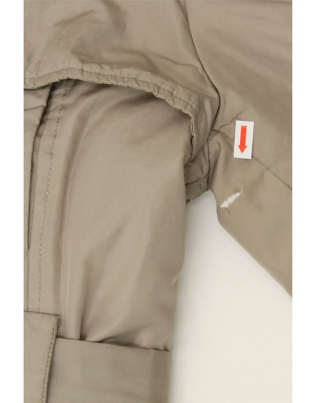 CANADIAN Womens Hooded Windbreaker Coat IT 44 Medium Beige Vintage Canadian and Second-Hand Canadian from Messina Hembry 
