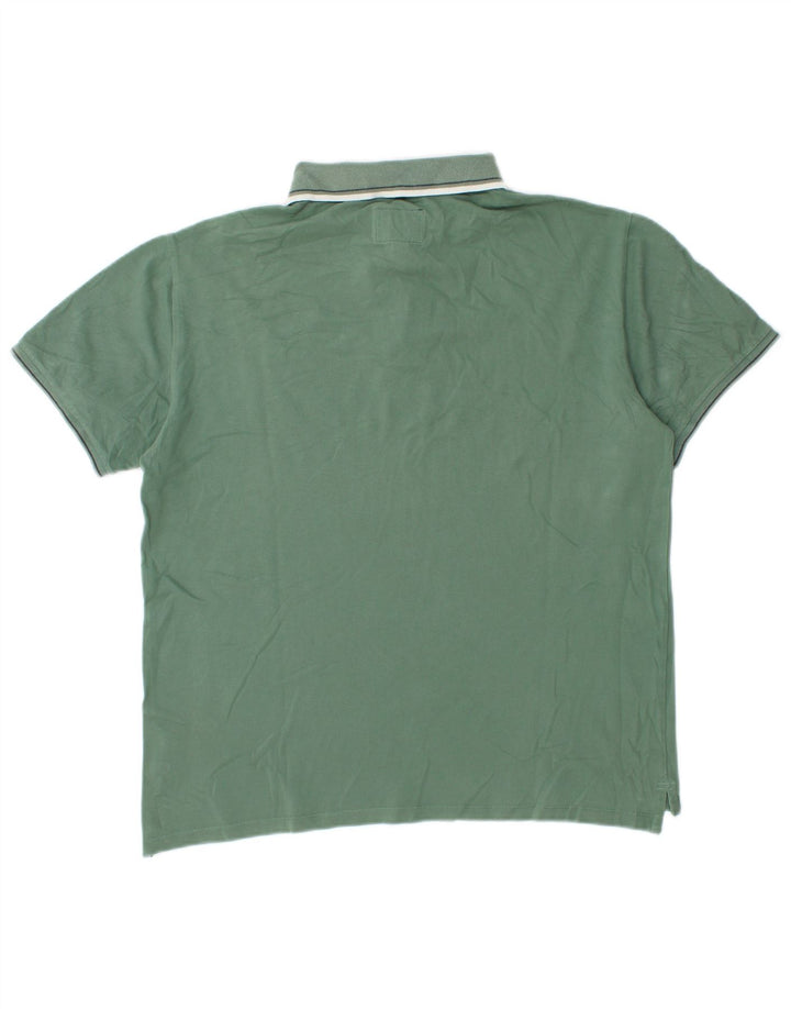 Woolrich Mens Polo Shirt Medium Green Cotton