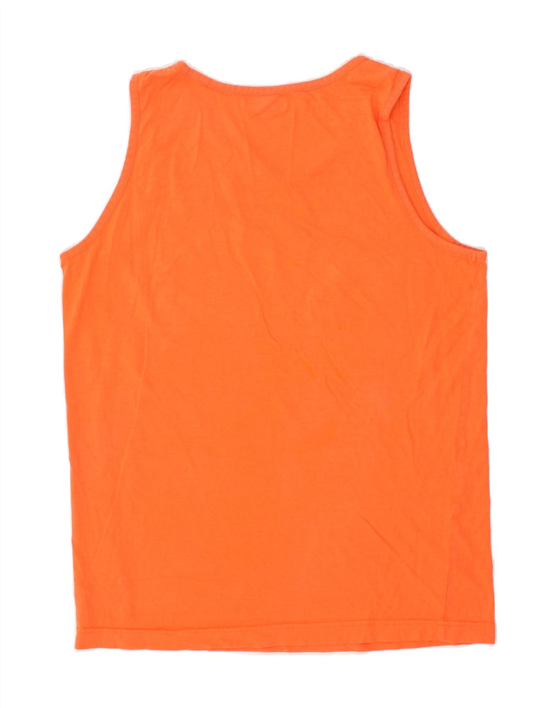 KAPPA Mens Vest Top Large Orange Cotton | Vintage Kappa | Thrift | Second-Hand Kappa | Used Clothing | Messina Hembry 