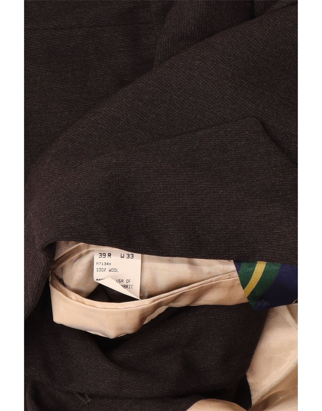 NAUTICA Mens 3 Button Blazer Jacket UK 38 Medium Grey Wool