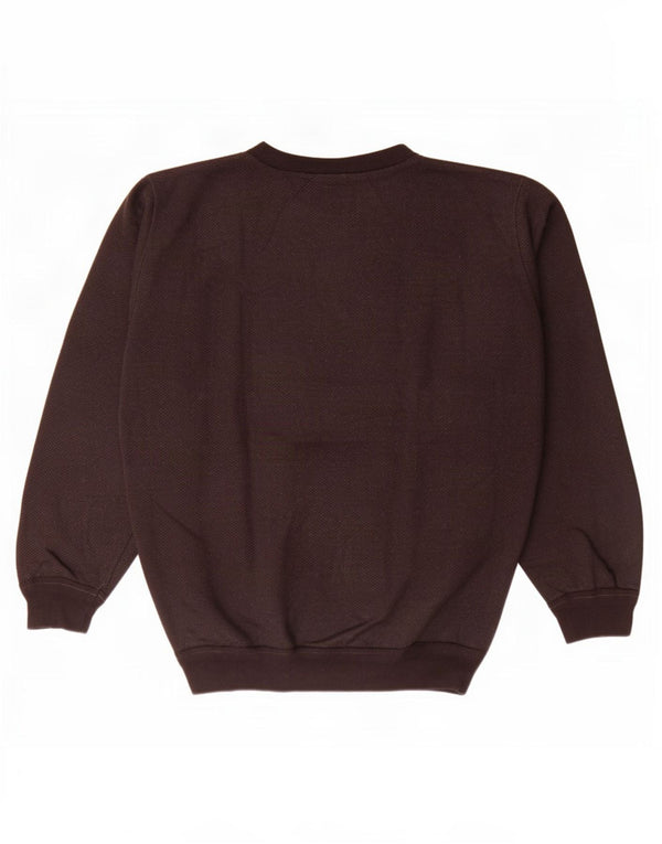 Roby Womens Graphic Sweatshirt Jumper EU 40 Medium Brown