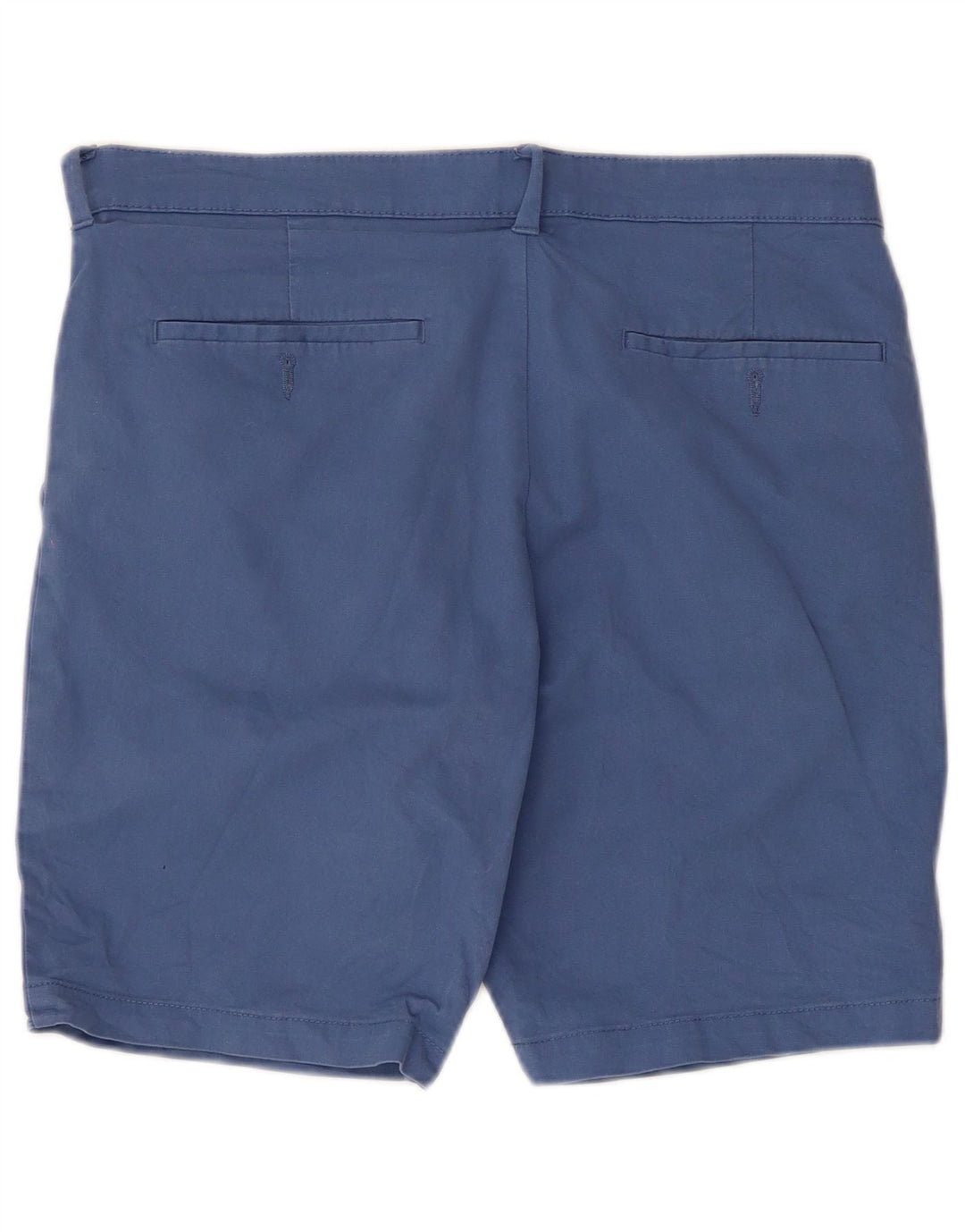 Marks & Spencer Mens Chino Shorts W32 Medium  Blue Cotton