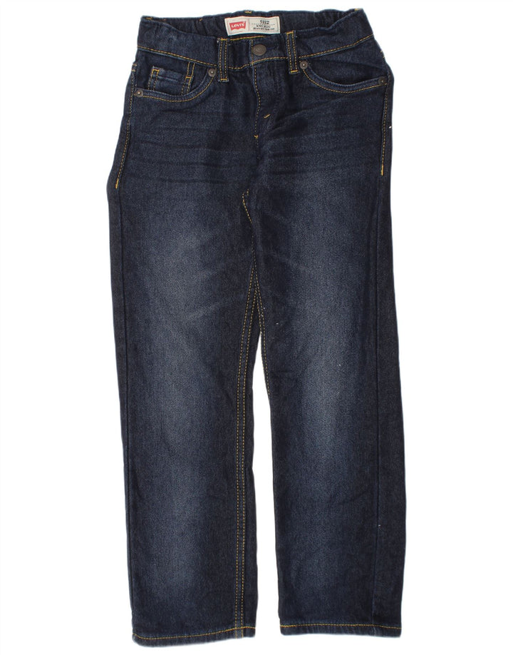 Levi's Boys 511 Slim Jeans 6-7 Years W24 L22 Blue Cotton