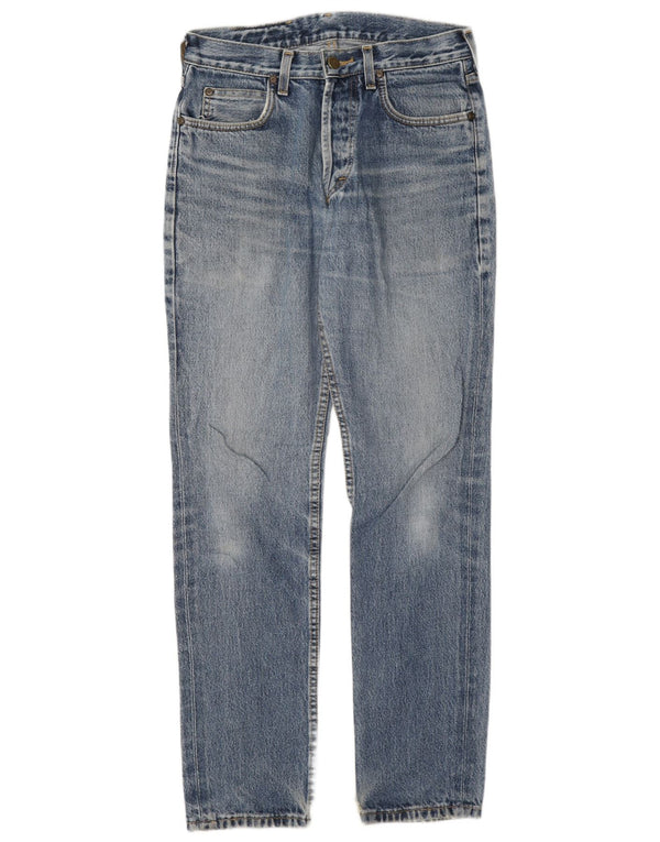Lee Mens Straight Jeans W29 L32 Blue Cotton