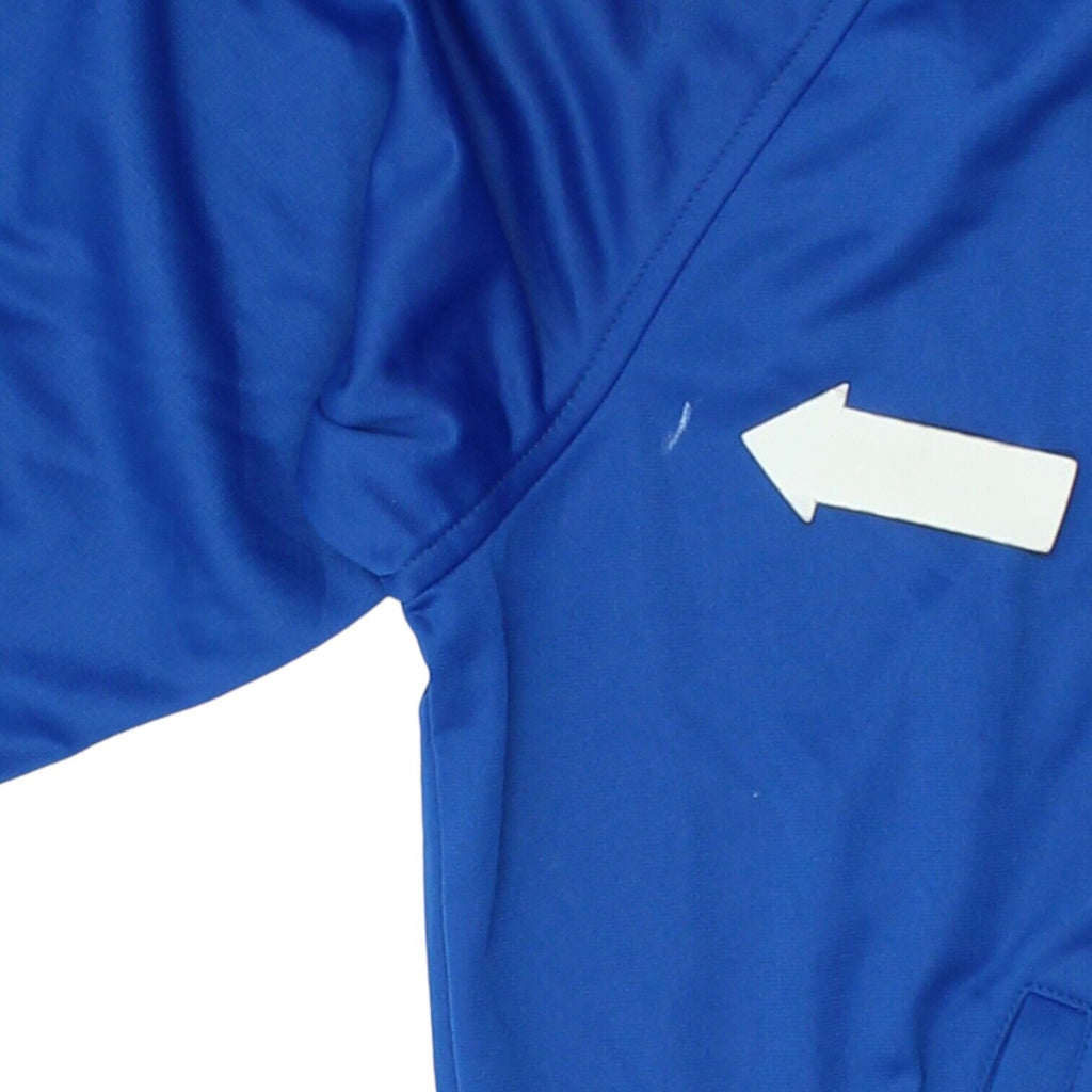 A.S. Basket Open Mens Blue Champion Snap Popper Jacket | Vintage 90s Sportswear | Vintage Messina Hembry | Thrift | Second-Hand Messina Hembry | Used Clothing | Messina Hembry 