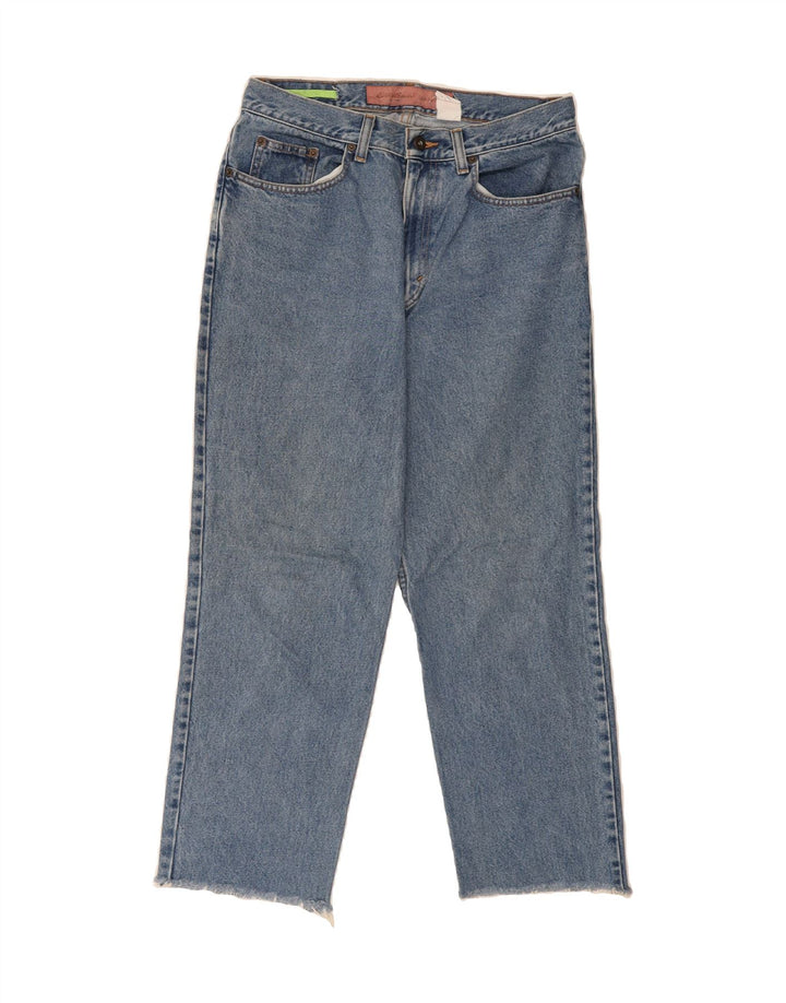 EDDIE BAUER Mens Classic Fit Straight Jeans W33 L27 Blue Cotton Vintage Eddie Bauer and Second-Hand Eddie Bauer from Messina Hembry 