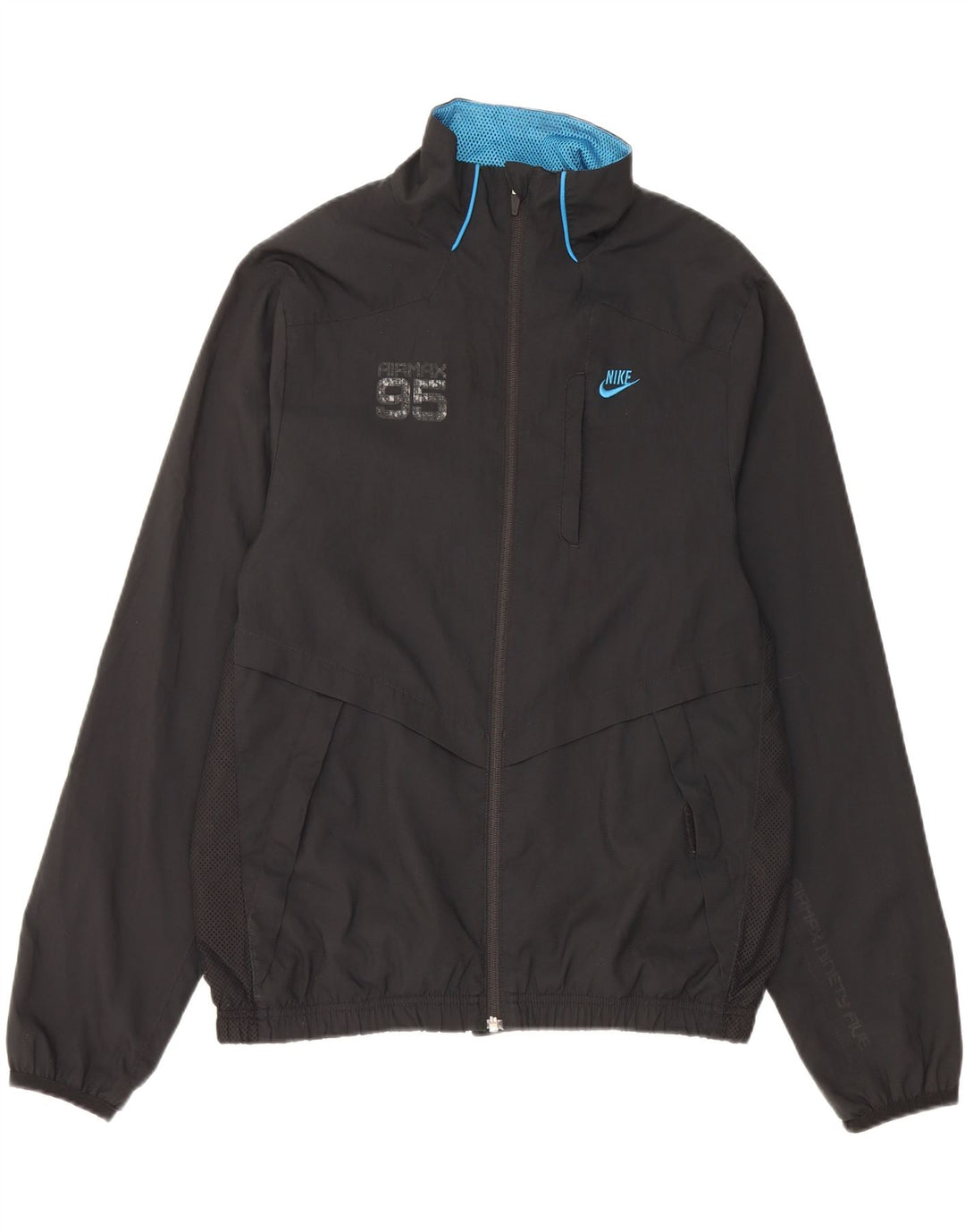 Nike Mens Tracksuit Top Jacket Small Black Polyester