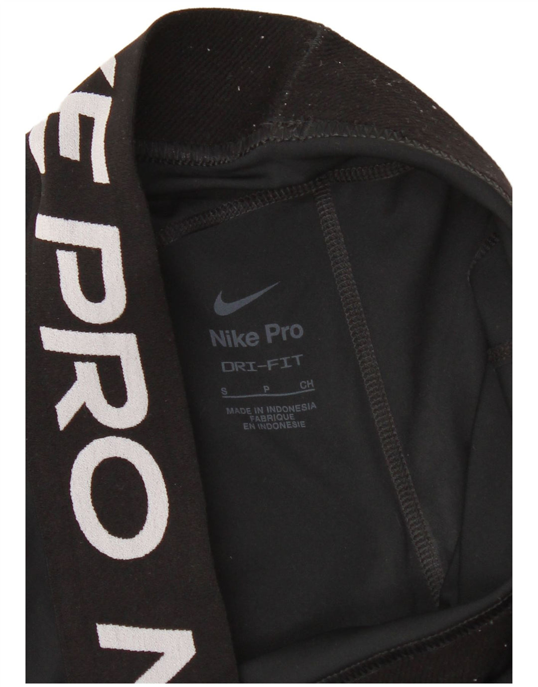 Nike Womens Dri Fit Graphic Leggings UK 10 Small  Black