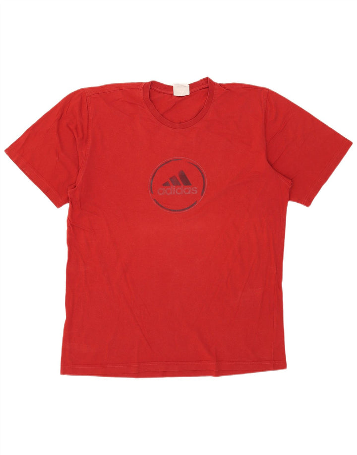 Adidas Mens Graphic T-Shirt Top Large Red