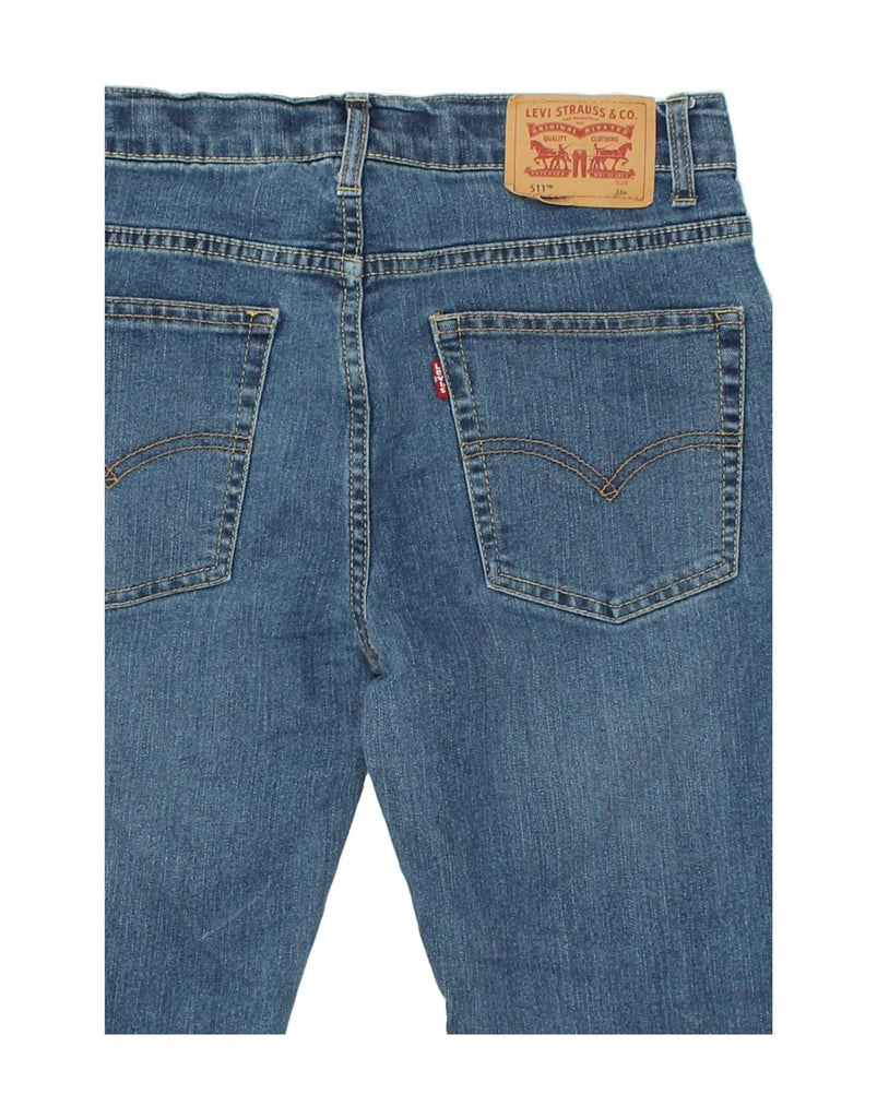 LEVI'S Girls 511 Slim Jeans 15-16 Years W28 L30 Blue Cotton | Vintage Levi's | Thrift | Second-Hand Levi's | Used Clothing | Messina Hembry 