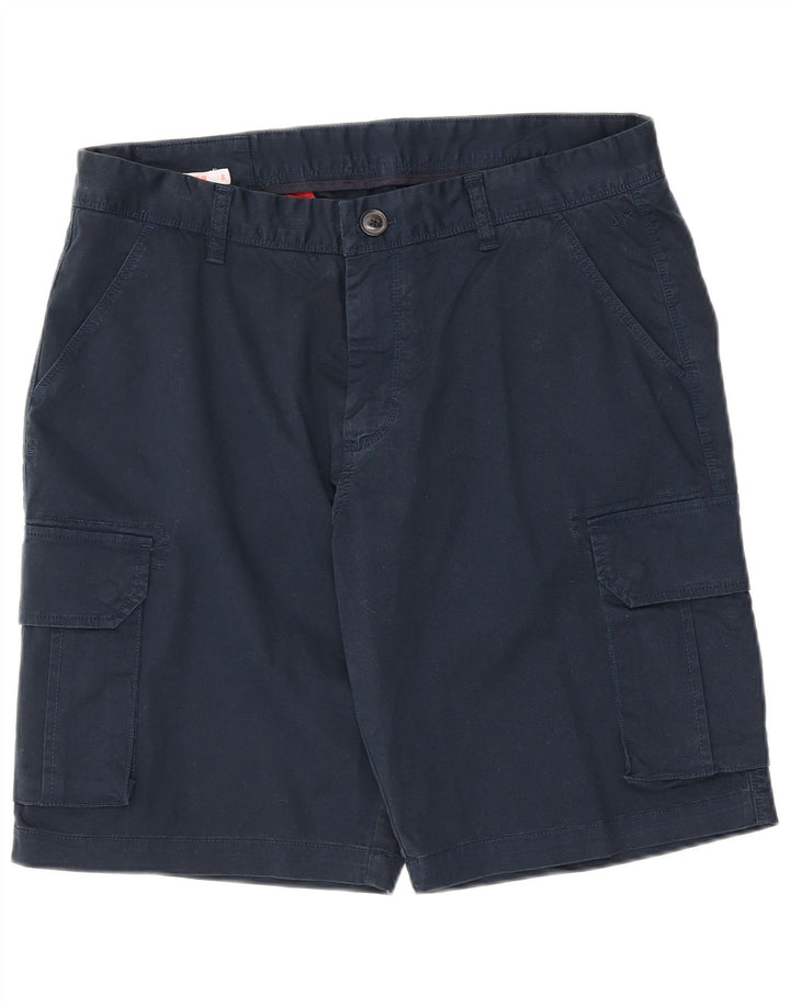 Sun68 Mens Cargo Shorts W36 Large Navy Blue