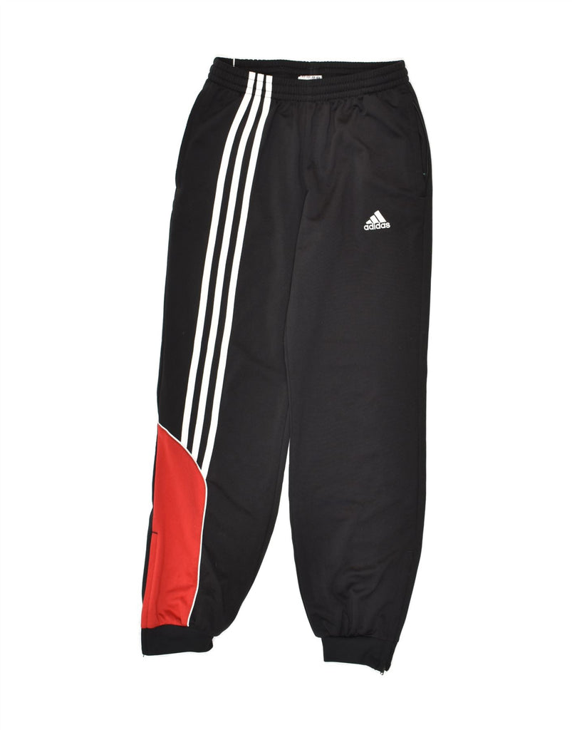 ADIDAS Boys Tracksuit Trousers Joggers 11-12 Years Black Polyester | Vintage Adidas | Thrift | Second-Hand Adidas | Used Clothing | Messina Hembry 