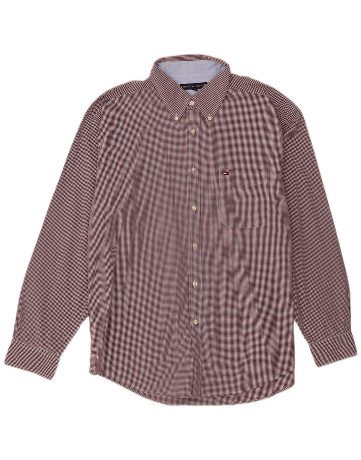 Tommy Hilfiger Mens Shirt XL Multicoloured Gingham Cotton