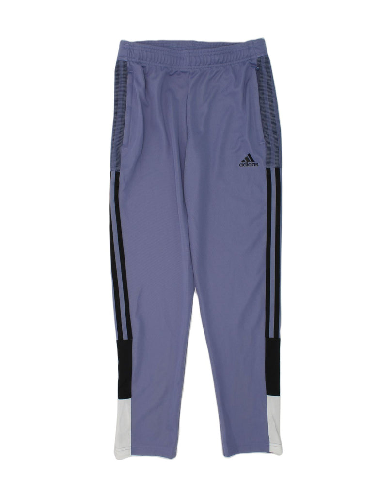 ADIDAS Girls Tracksuit Trousers 11-12 Years Purple Polyester | Vintage Adidas | Thrift | Second-Hand Adidas | Used Clothing | Messina Hembry 