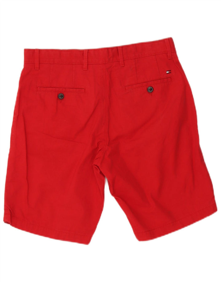 Tommy Hilfiger Mens Chino Shorts W30 Medium Red Cotton
