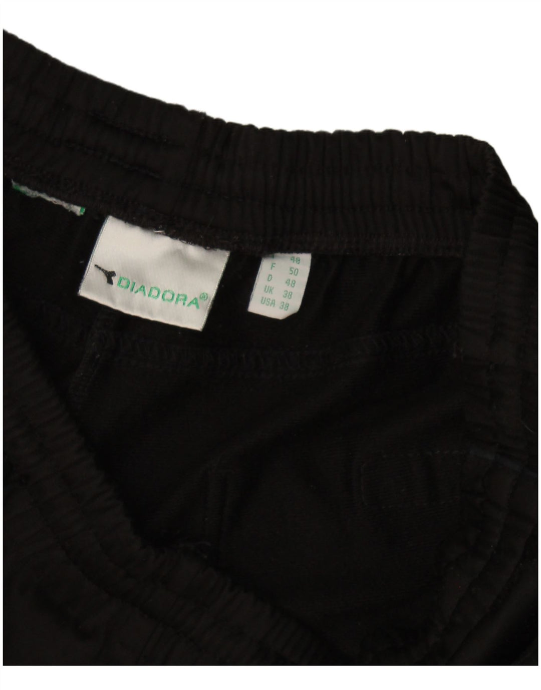Diadora Mens Tracksuit Trousers UK 38 Medium  Black
