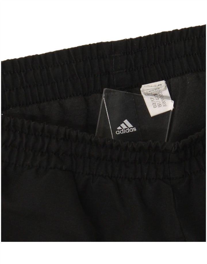 ADIDAS Mens Tracksuit Trousers Joggers Large Black