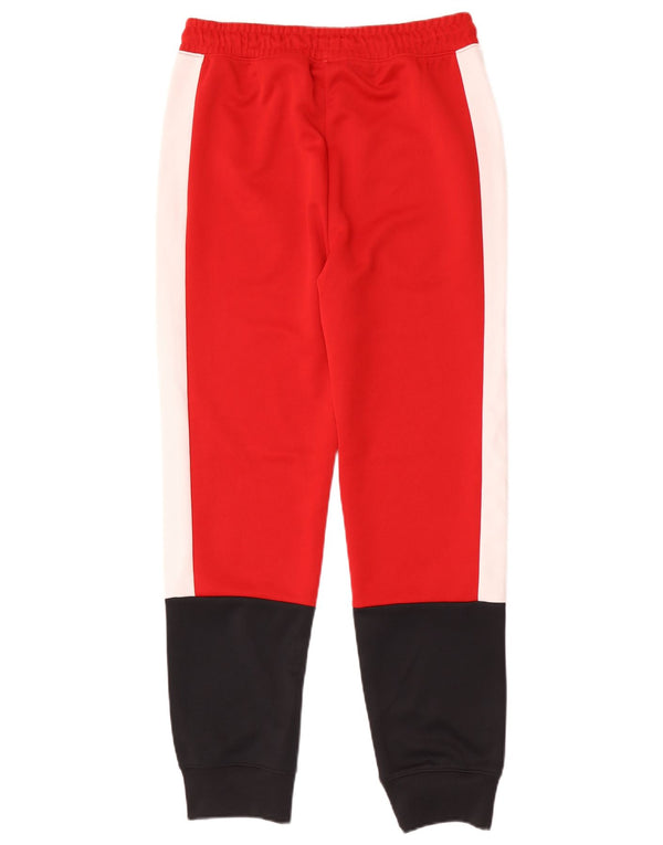 Jordan Boys Tracksuit Trousers Joggers 13-14 Years XL Red Colourblock