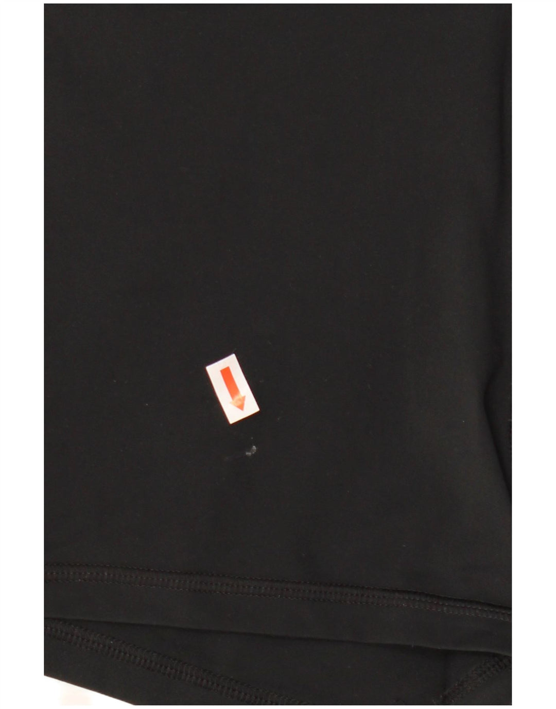 Nike Womens Dri Fit Graphic Sport Shorts UK 12 Medium Black Polyester