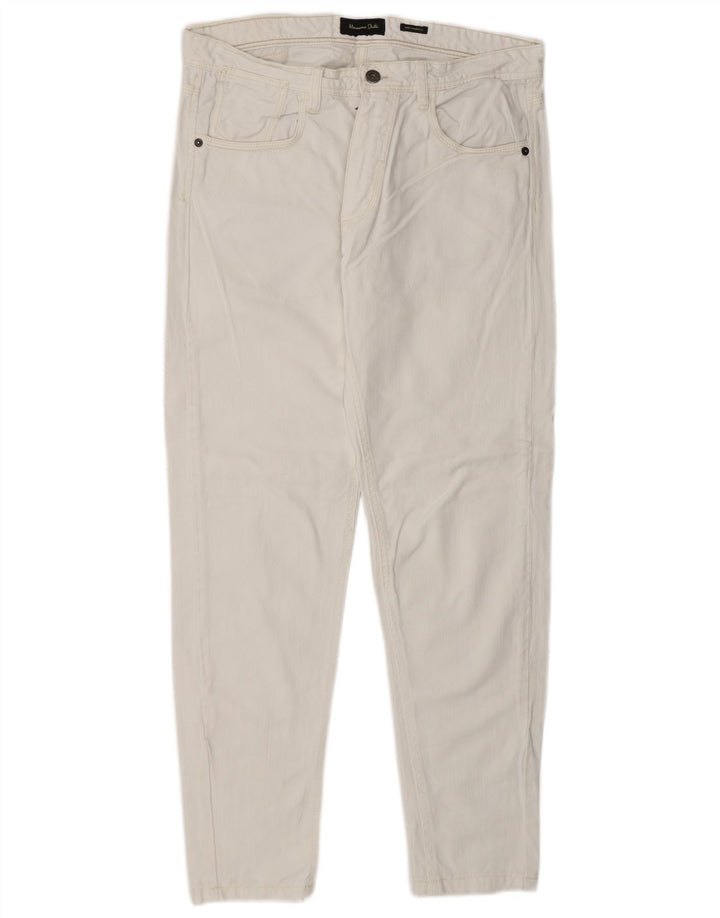 Massimo Dutti Mens Slim Jeans EU 40 Medium W31 L29 White
