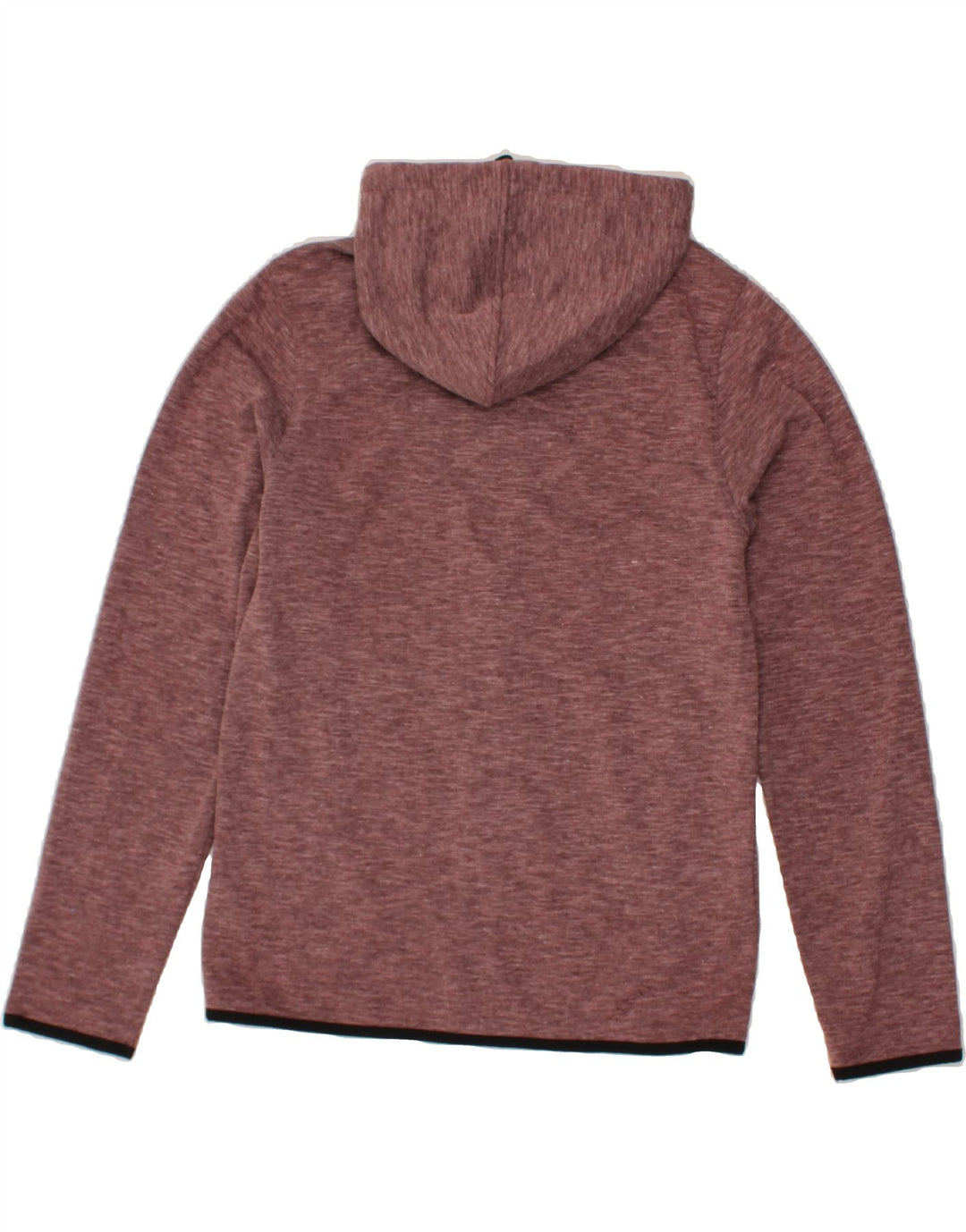JACK & JONES Mens Zip Hoodie Sweater XS Burgundy Polyester Vintage Jack & Jones and Second-Hand Jack & Jones from Messina Hembry 