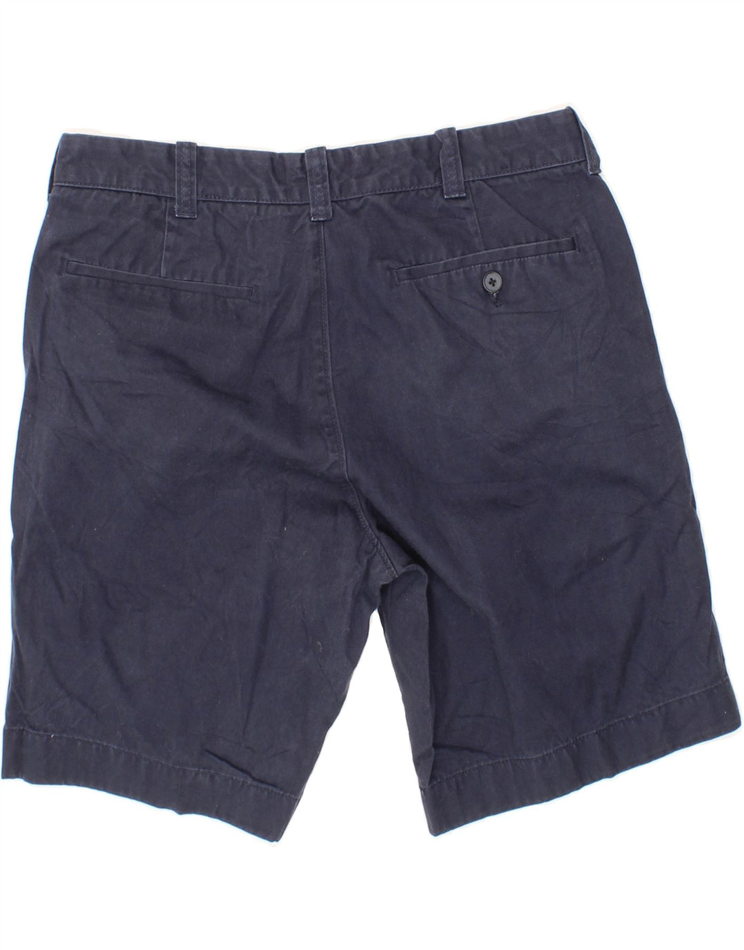 J. CREW Womens Gramercy Chino Shorts W31 Medium Navy Blue Cotton Vintage J. Crew and Second-Hand J. Crew from Messina Hembry 