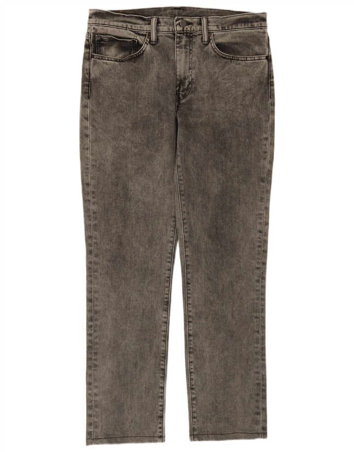 Levi's Mens 511 Slim Jeans W34 L31 Grey Cotton