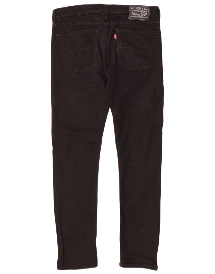 Levi's Mens Slim Jeans W32 L32 Black Cotton