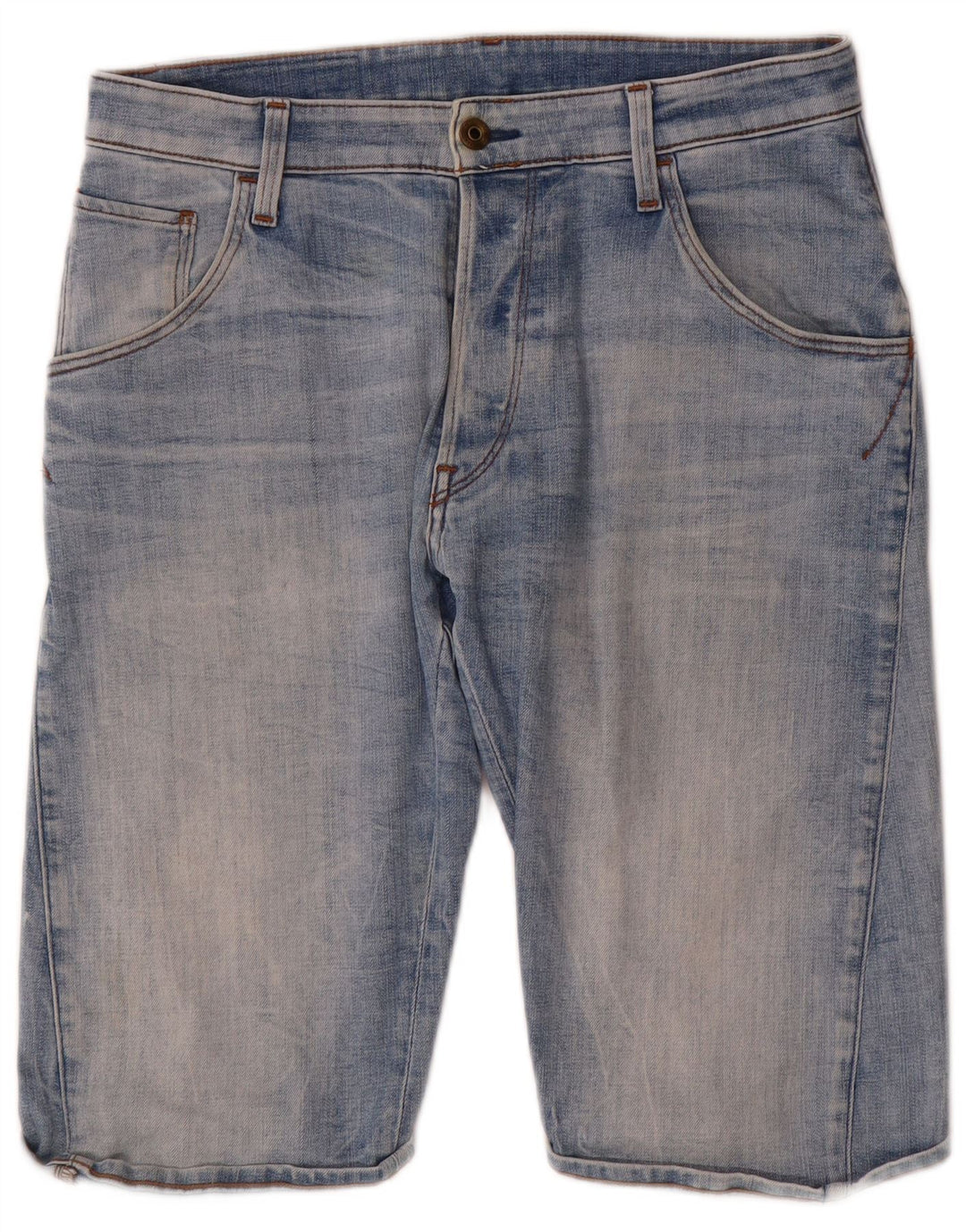 G-Star Mens Denim Shorts W31 Medium  Blue Cotton