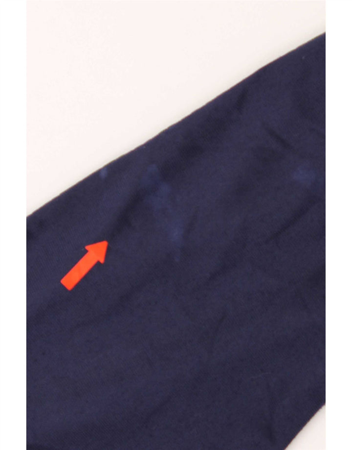 Brugi Mens Graphic Tracksuit Top Jacket Small Navy Blue Polyester