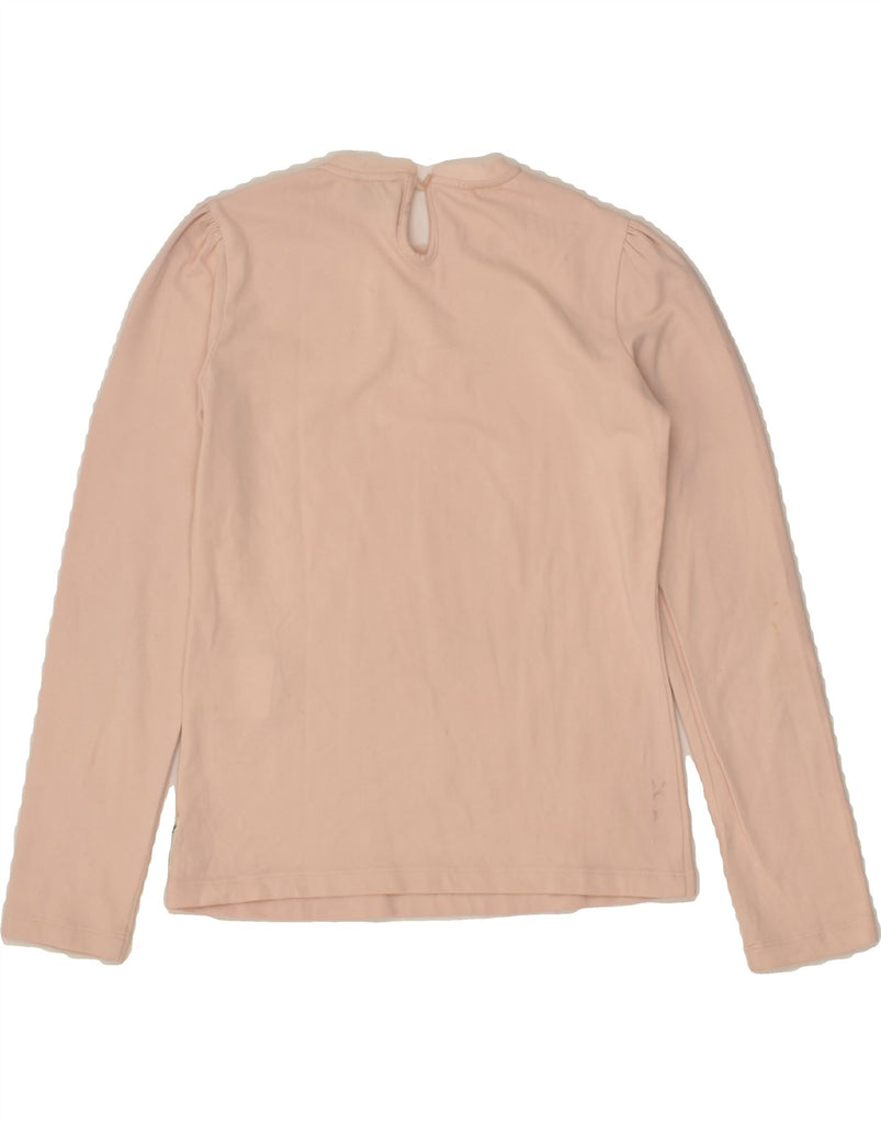 ARMANI JUNIOR Girls Top Long Sleeve 11-12 Years Beige Cotton | Vintage Armani Junior | Thrift | Second-Hand Armani Junior | Used Clothing | Messina Hembry 