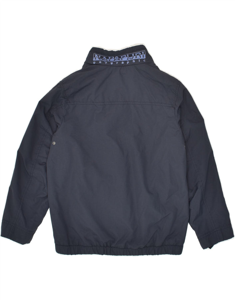 NAPAPIJRI Boys Bomber Jacket 7-8 Years Navy Blue Polyamide | Vintage Napapijri | Thrift | Second-Hand Napapijri | Used Clothing | Messina Hembry 