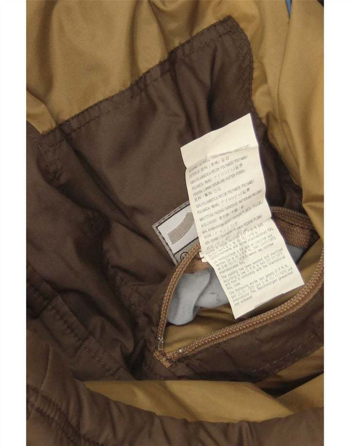 Gas Mens Padded Gilet UK 36 Small Brown Polyamide
