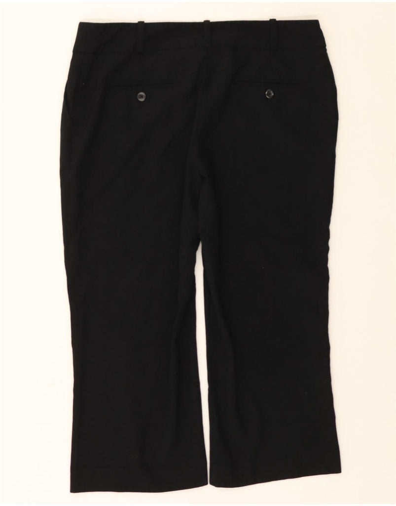 MOSSIMO Womens Straight Capri Trousers US 6 Medium W30 L20 Black Polyester Vintage Mossimo and Second-Hand Mossimo from Messina Hembry 