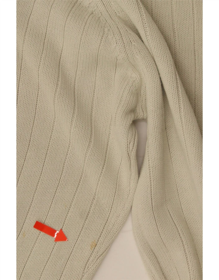 LEVI'S Mens Hooded Jumper Sweater Medium Beige Cotton