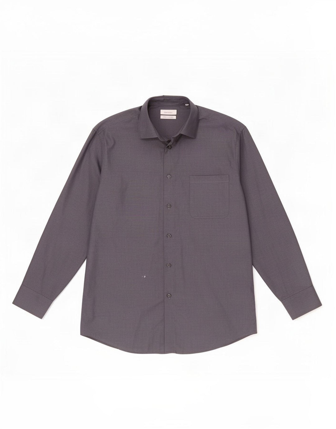 Calvin Klein Mens Regular Fit Shirt Size 16 Large Grey