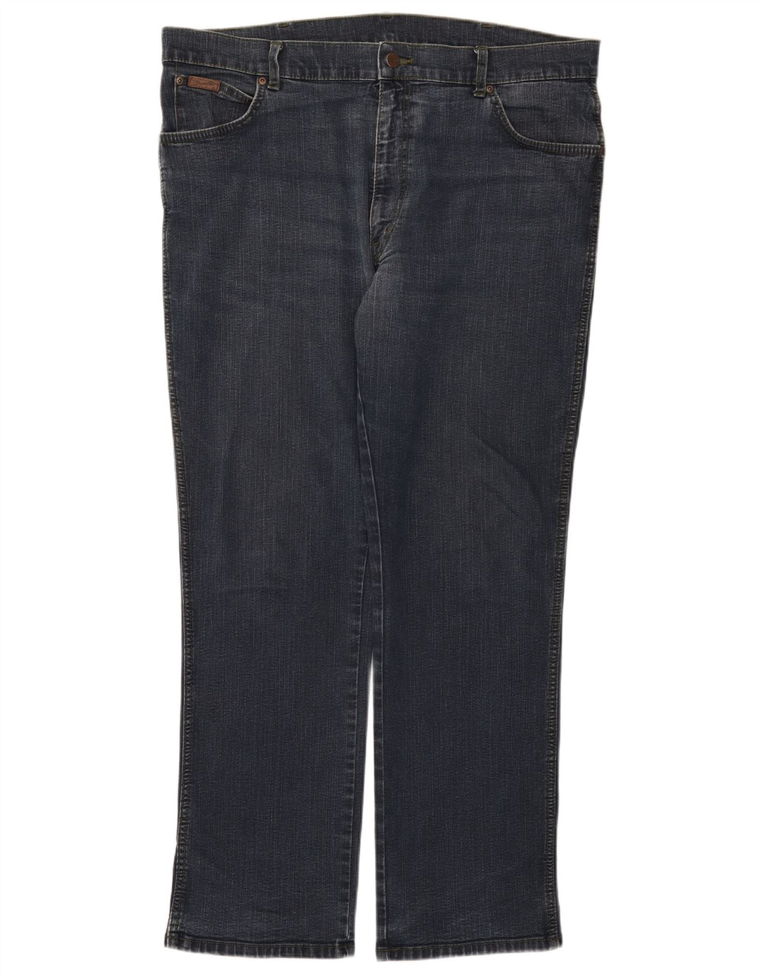 Wrangler Mens Texas Stretch Straight Jeans W40 L32 Blue Cotton