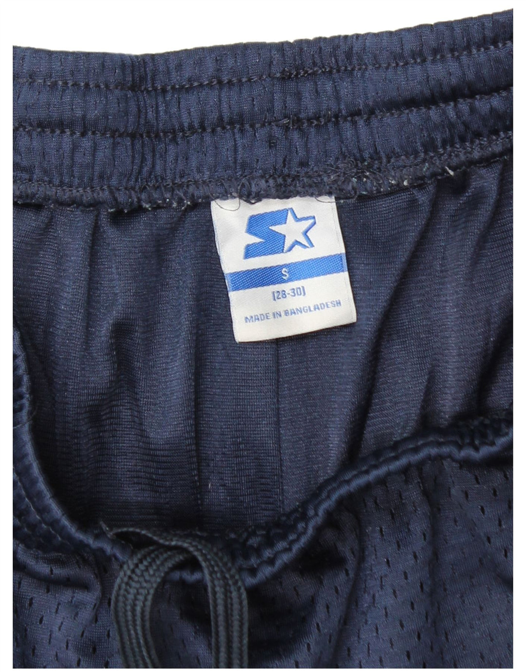 STARTER Mens Sport Shorts Small  Navy Blue Polyester