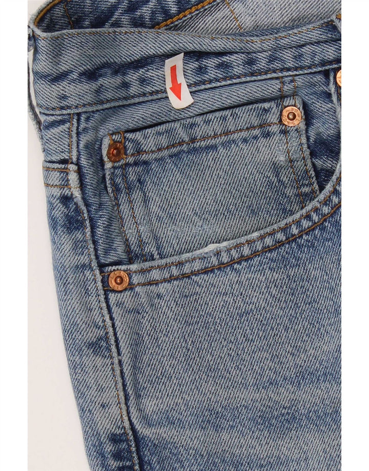 Levi's Womens 581 Straight Jeans W34 L32 Blue Cotton