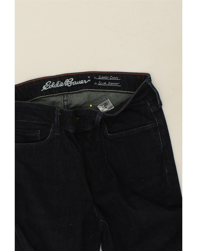 EDDIE BAUER Womens Slim Straight Jeans US 8 Medium W30 L29  Blue Cotton | Vintage Eddie Bauer | Thrift | Second-Hand Eddie Bauer | Used Clothing | Messina Hembry 