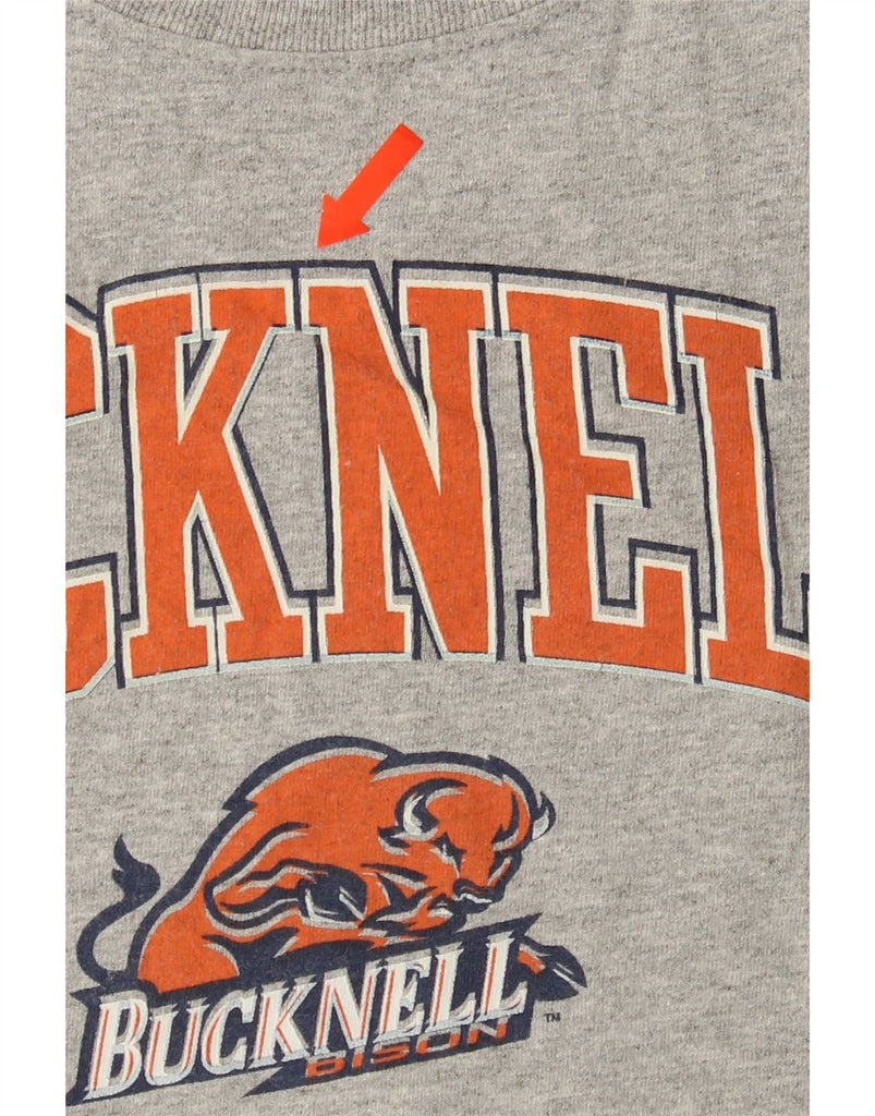 RUSSELL ATHLETIC Mens Graphic T-Shirt Top UK 38/40 Medium Grey Vintage Russell Athletic and Second-Hand Russell Athletic from Messina Hembry 