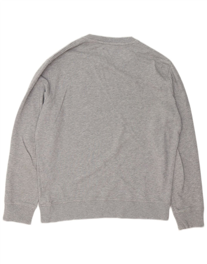 LEVI'S Mens Loose Fit Sweatshirt Jumper Small Grey Cotton