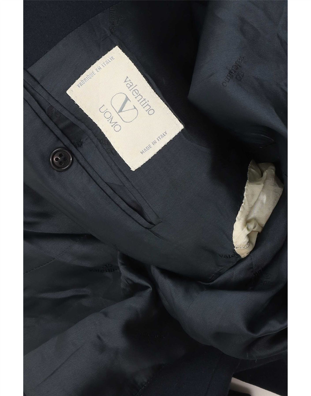 Valentino Mens 2 Button Blazer Jacket UK 40 Large Navy Blue