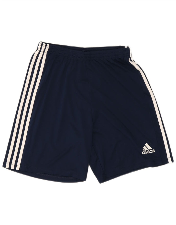 Adidas Mens Aeroready Sport Shorts Medium Navy Blue Polyester