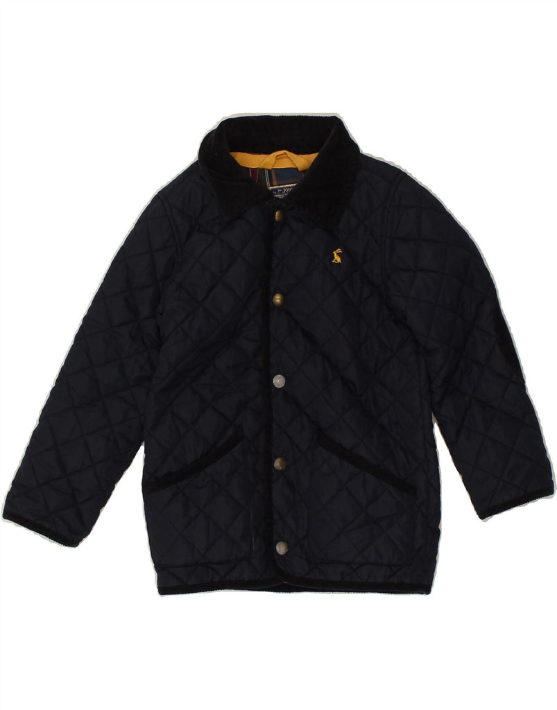 JOULES Boys Quilted Jacket 3-4 Years Navy Blue Polyester | Vintage Joules | Thrift | Second-Hand Joules | Used Clothing | Messina Hembry 