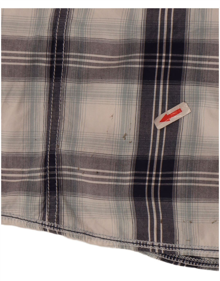 Mustang Mens Shirt Large Multicoloured Check Cotton