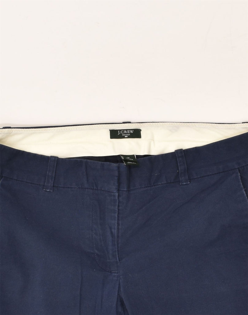 J. CREW Womens Straight Chino Trousers US 0 XS W30 L30  Navy Blue Cotton | Vintage J. Crew | Thrift | Second-Hand J. Crew | Used Clothing | Messina Hembry 